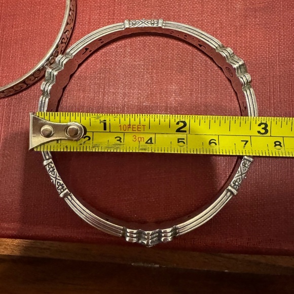 Brighton Zoe Bangle Bracelet & Brighton Uluwatu Narrow Bangle Pair - Picture 12 of 13